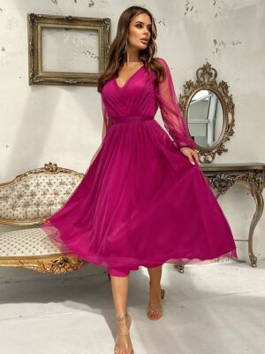 Evening dress model Bicotone