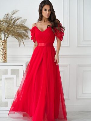 Long dress model Bicotone