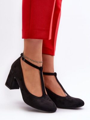 Block heel pumps model Step in style