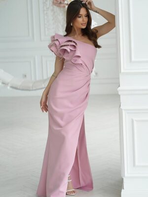 Long dress model Bicotone