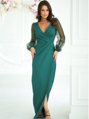 Long dress model Bicotone