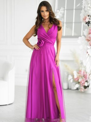 Long dress model Bicotone