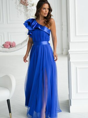 Long dress model Bicotone