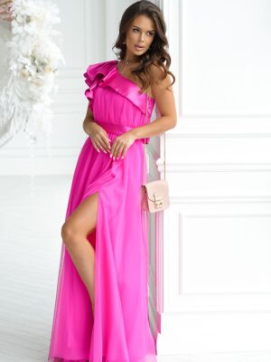 Long dress model Bicotone