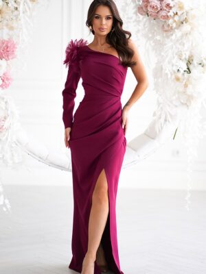 Long dress model Bicotone