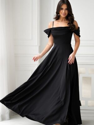 Long dress model Bicotone