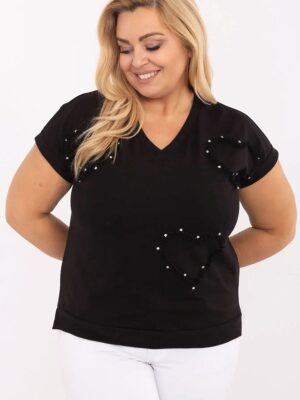 Plus size blouse model Relevance