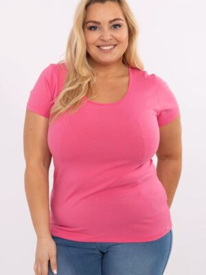 Plus size T-shirt model Relevance