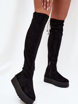 Thigh-Hight Boots model Step in style