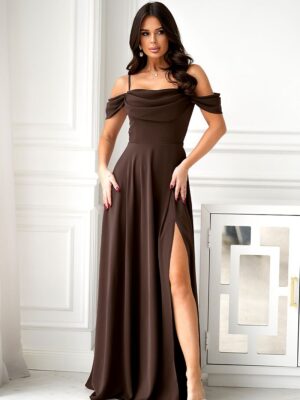 Long dress model Bicotone