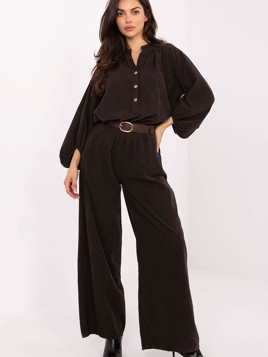 corduroy trousers model Italy Moda - Fotoğraf 1