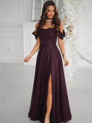 Long dress model Bicotone