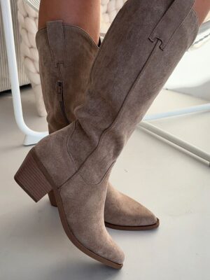 Heel boots model Step in style