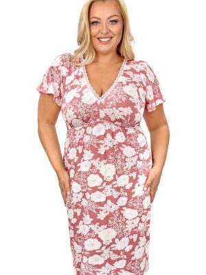 Plus Size Nightgown model Donna