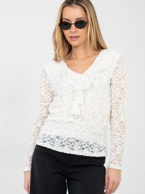 Lace blouse model Rue Paris