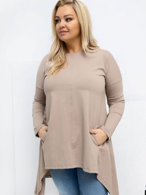 Plus size blouse model Relevance