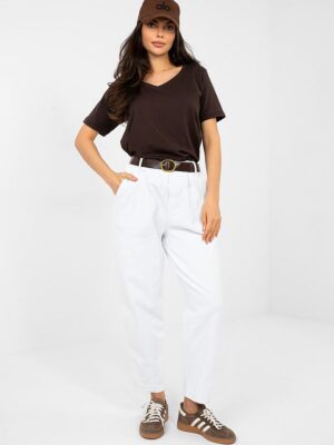 corduroy trousers model Italy Moda
