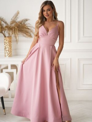 Long dress model Bicotone