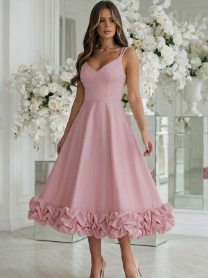 Evening dress model Bicotone