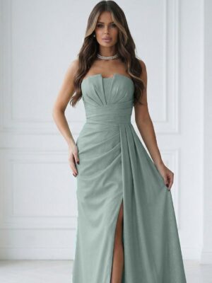 Long dress model Bicotone