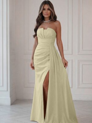 Long dress model Bicotone