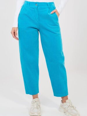 corduroy trousers model Rue Paris
