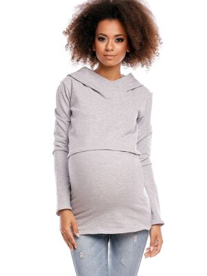 Maternity sweatshirt model PeeKaBoo