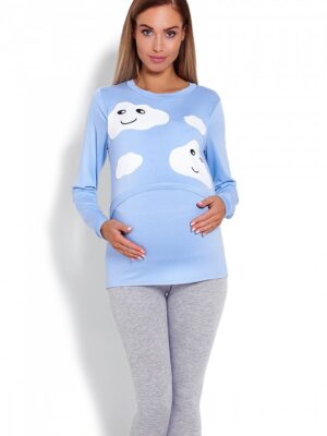 Pregnancy pajamas model PeeKaBoo