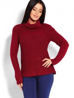 Turtleneck model PeeKaBoo