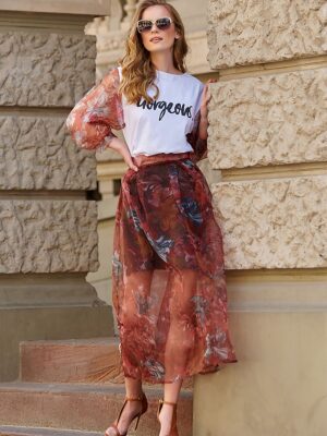 Long skirt model Makadamia
