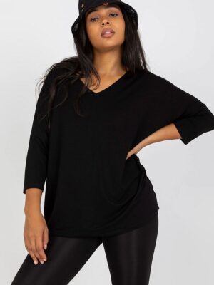 Plus size blouse model Relevance