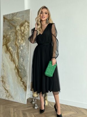 Evening dress model Bicotone