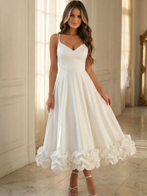 Evening dress model Bicotone