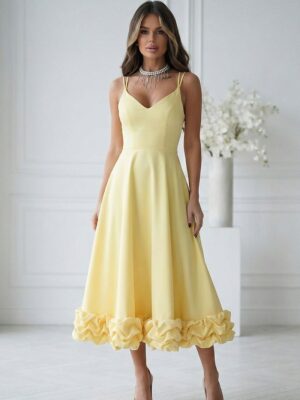 Evening dress model Bicotone