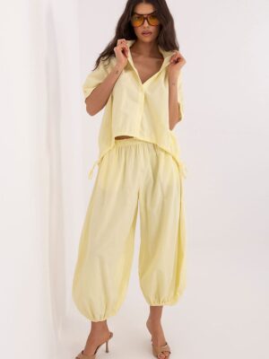 corduroy trousers model Italy Moda