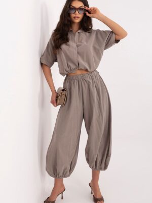 corduroy trousers model Italy Moda