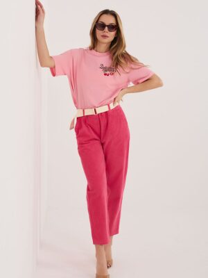 corduroy trousers model Italy Moda